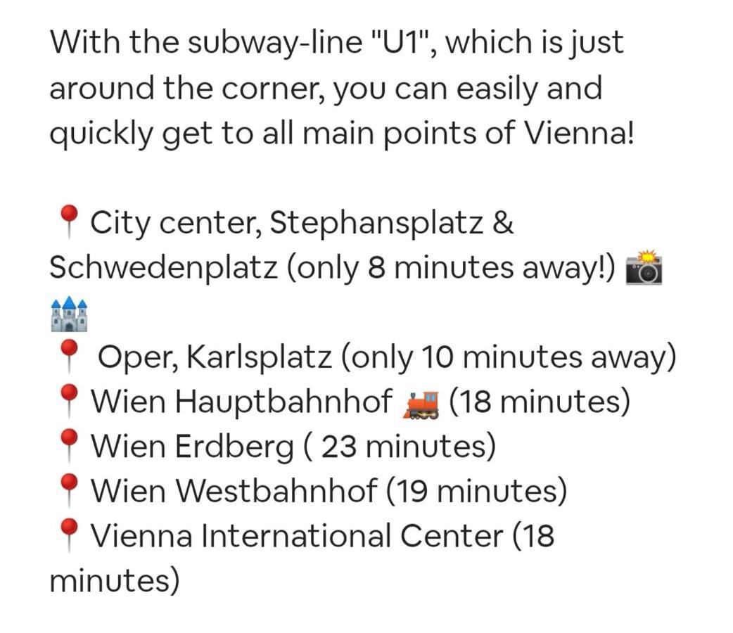 Center ! 3 Stops Away From The Center Of Vienna! Viena Exterior foto